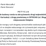 Powstanie rondo w Kiełpinie? Coraz więcej podpisów pod petycją