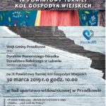 IX Powiatowy Turniej Kół Gospodyń Wiejskich w Przodkowie już 30 marca!