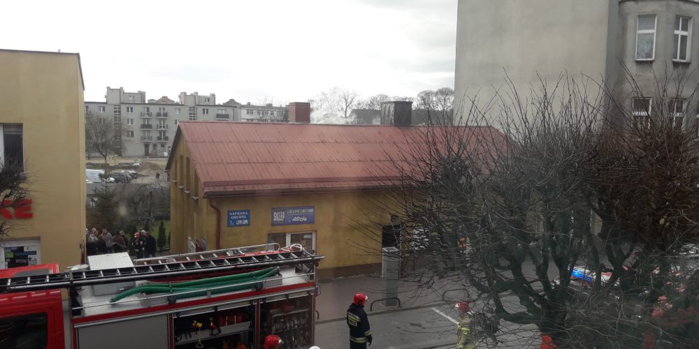 Spłonął lombard w Kartuzach [ZDJĘCIA]