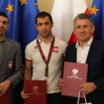 Srebrny medalista Gevorga Sahakyan na spotkaniu z Ministrem Sportu
