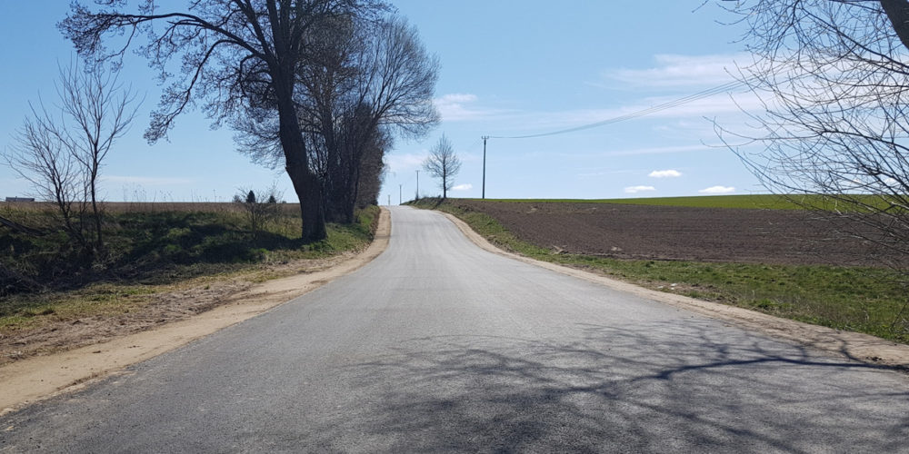 Zakończyły się prace drogowe w Widlinie