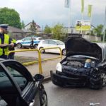 Policjanci wyjaśniają okoliczności kolizji trzech aut w Borkowie