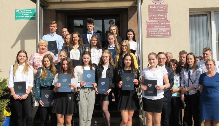 Przodkowscy uczniowie i studenci ze stypendium Wójta Gminy