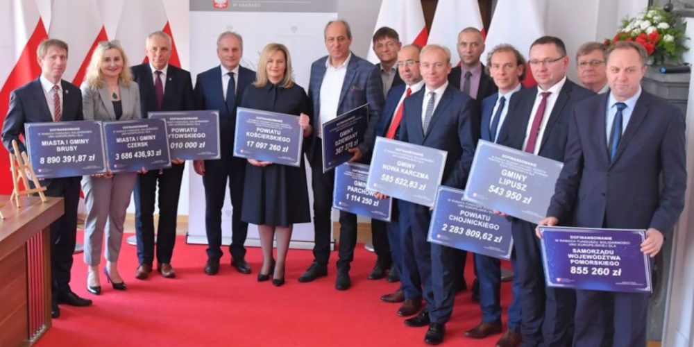 Gmina Sulęczyno z dotacją z budżetu i Funduszu Solidarności