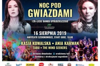 Noc pod Gwiazdami 2019! W Sierakowicach wystąpią m.in. Kasia Kowalska i Tabu [ZAPOWIEDŹ]