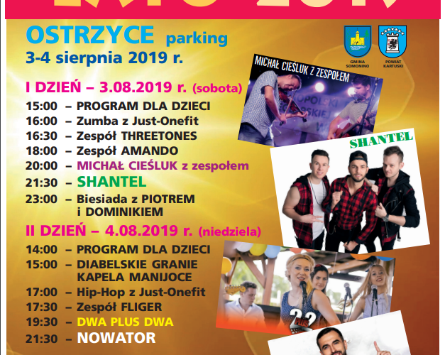 W sobotę rozpoczyna się Ostrzyckie Lato 2019! Na scenie wystąpią m.in. Nowator i Shantel