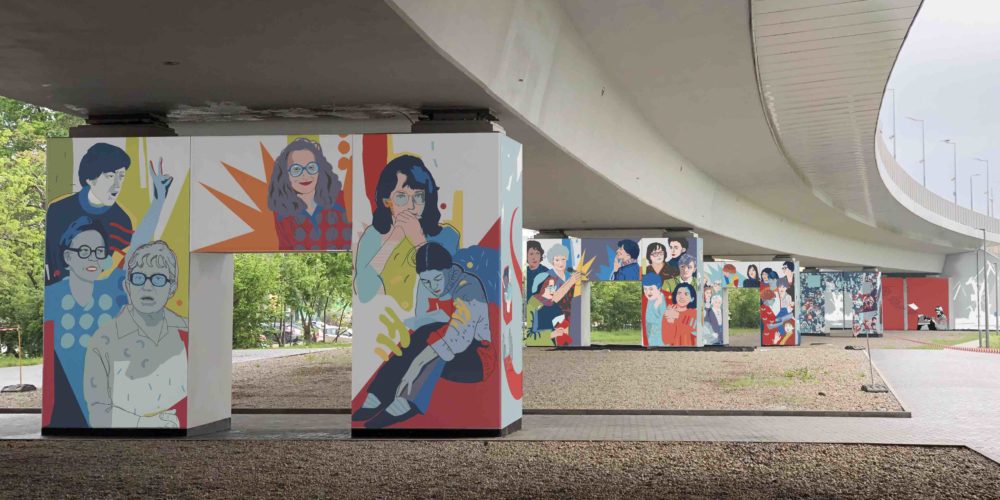 5 lipca oficjalne odsłonięcie muralu „Kobiety Wolności” na przystanku PKM Gdańsk Strzyża