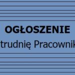 Ogłoszenie-Zatrudnię pracownika