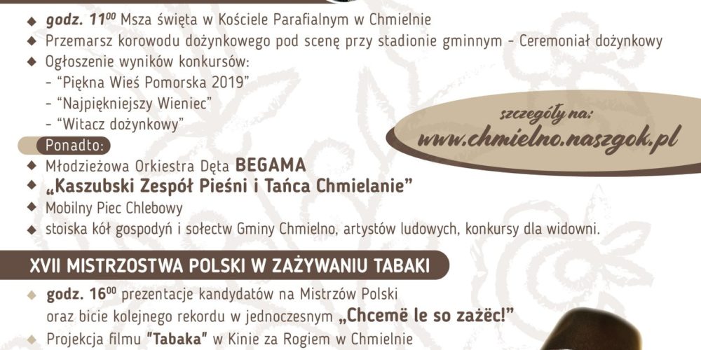 XVII Festiwal Tradycji Kaszubskich już jutro w Chmielnie! [ZAPOWIEDŹ]