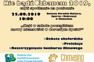 W Chmielnie odbędzie się spotkanie profilaktyczno-edukacyjne „Nie bądź dzbanem 2019”