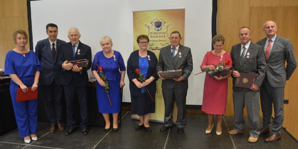 Złote Gody w Żukowie. Jubilaci z miłością na medal [ZDJĘCIA]