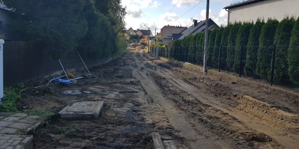 Rozpoczęły się prace budowlane ul. Kasztanowej w Żukowie