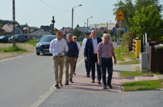 Nowy chodnik w Baninie