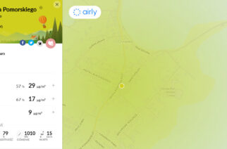 Czujnik jakości powietrza w Gminie Chmielno