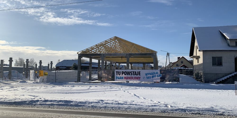 Stężyca. Powstaną dwa parki handlowe. Kolejne wkrótce w innych dużych miejscowościach