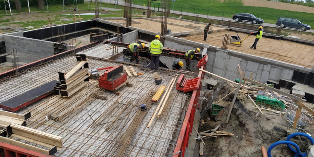 Wilanowo. Prace przy sali sportowej postępują