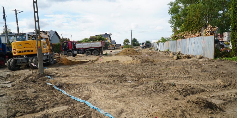 Przodkowo. Na ul. Bursztynowej powstanie nawierzchnia z kostki i chodnik