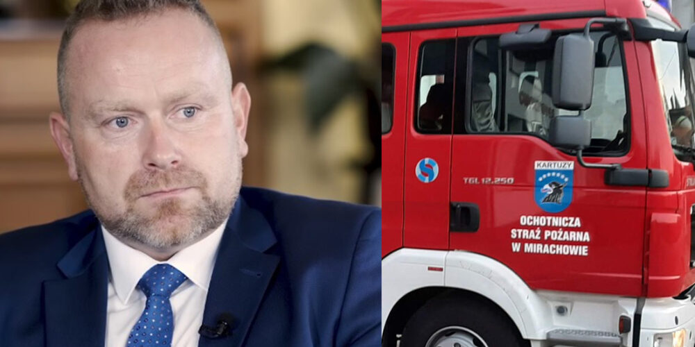 Mirachowo. Mariusz Treder zaoferował 2 tys zł za wskazanie sprawców kradzieży w OSP