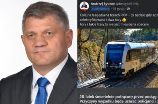 Gołubie Kaszubskie. Radny o wczorajszej tragedii: „Niekiedy całe rodziny traktują szlaki PKM jako dobre miejsce na spacer…”