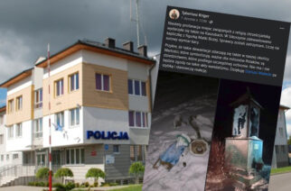 Sikorzyno. Zdewastowano kapliczkę z figurką Matki Boskiej. „Nie ma zgody na takie akty wandalizmu!”