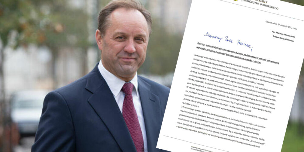 Region. Apel marszałka do premiera: „Narracja polskiego rządu przedstawia samotne matki jako osoby sprytne…”