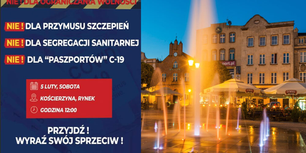 Region. Jutro w Kościerzynie pikieta przeciw segregacji sanitarnej