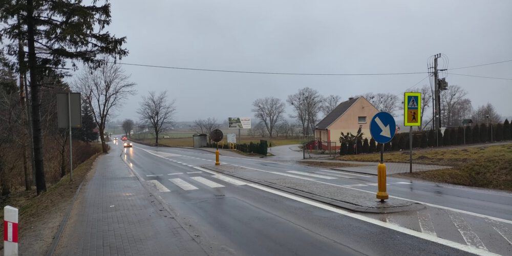 Gm. Somonino. Przejścia dla pieszych w kilku miejscowościach zostaną doświetlone