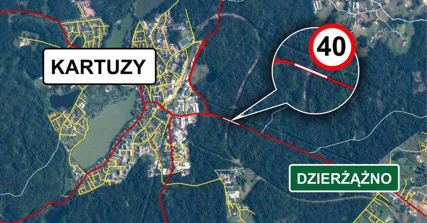 Kartuzy. Od dziś tymczasowa organizacja ruchu na dwóch odcinkach