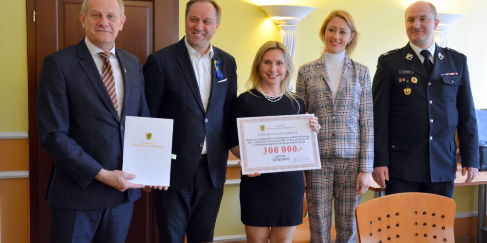 Żukowo. Dofinansowanie dla budowy kompleksu treningowo-szkoleniowego OSP