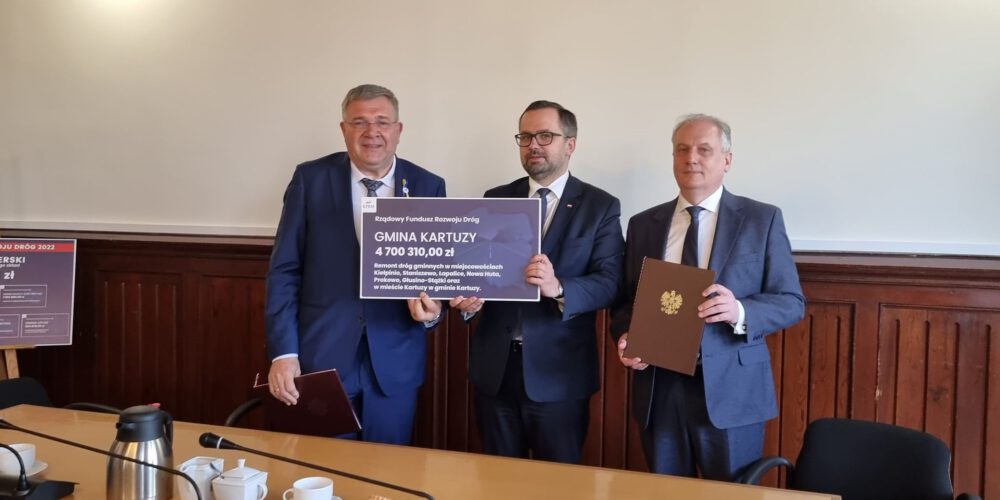 Gm. Kartuzy. Szereg inwestycji drogowych w 12. lokalizacjach