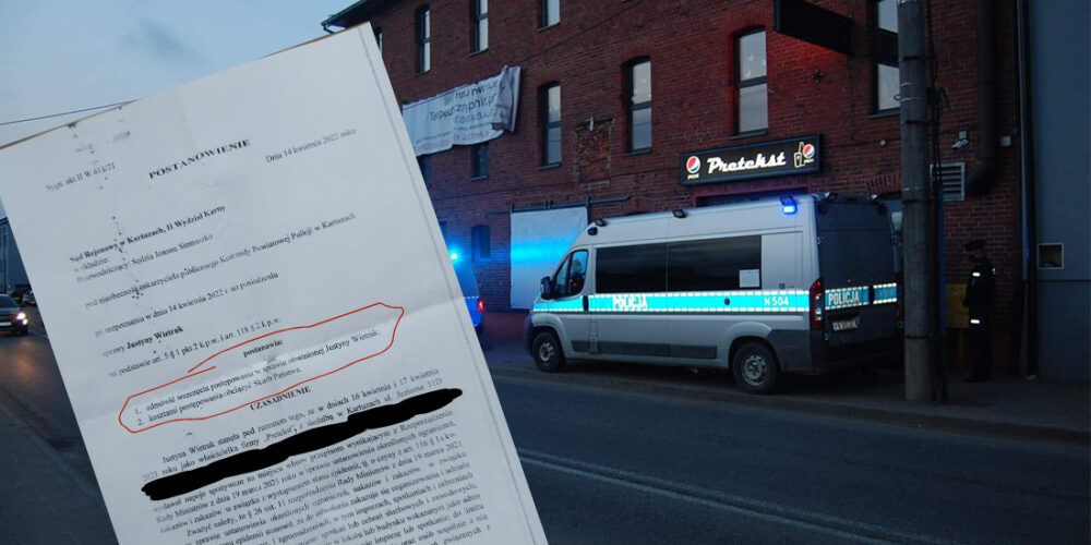 Kartuzy. 2:0 dla „Pretekstu”. Chodzi o policyjną obławę z zeszłego roku