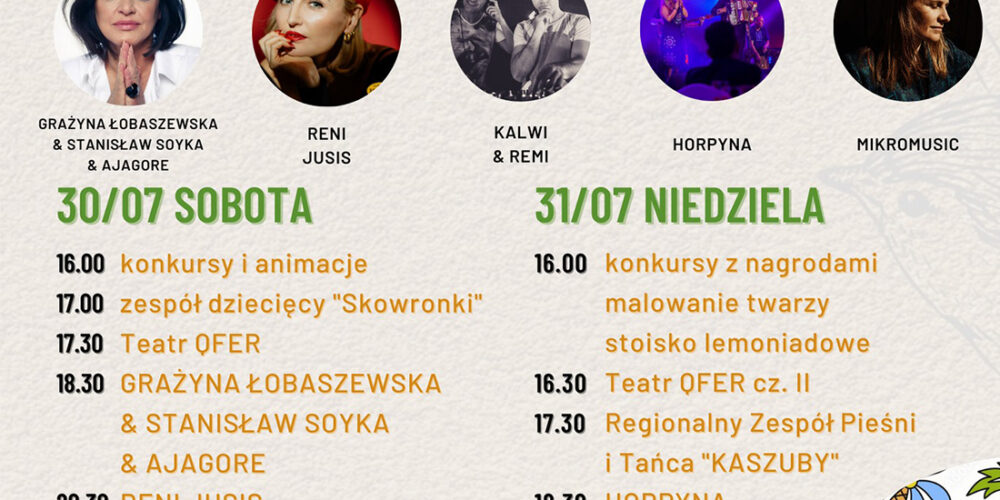 Kartuzy. Jarmark Kaszubski z gwiazdami polskiej sceny muzycznej