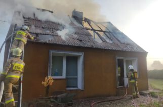 Lewinowo. Pożar budynku mieszkalnego. Nie nadaje się już do zamieszkania
