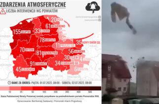 Region. Podsumowanie burzowych interwencji na Pomorzu. Trąba powietrzna w Sierakowicach?