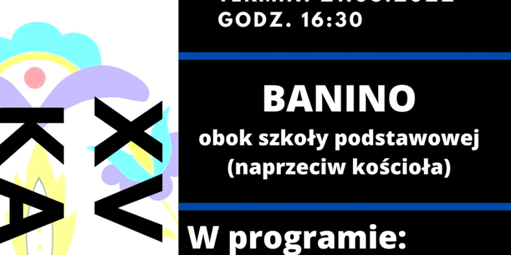 Banino. Już w niedzielę XVI Festyn Kaszubski