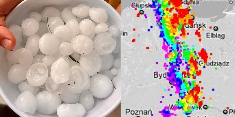 Pow. kartuski. Kilka interwencji, niewielkie uszkodzenia – podsumowanie burzowego wieczoru
