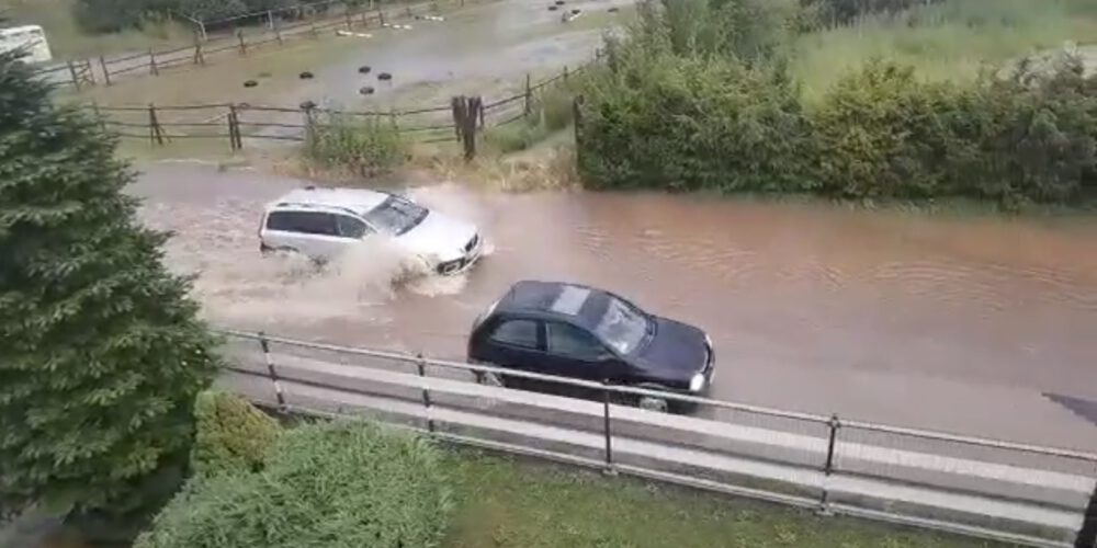 Kiełpino. Pierwsze skutki ulewy. Zobacz wideo!
