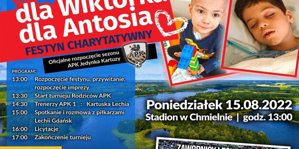 Chmielno. Festyn charytatywny dla Wiktorka i Antosia już niedługo!