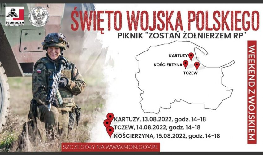 Kartuzy. Rusza „Weekend z wojskiem” – nie zabraknie wojskowej grochówki i punktów rekrutacyjnych