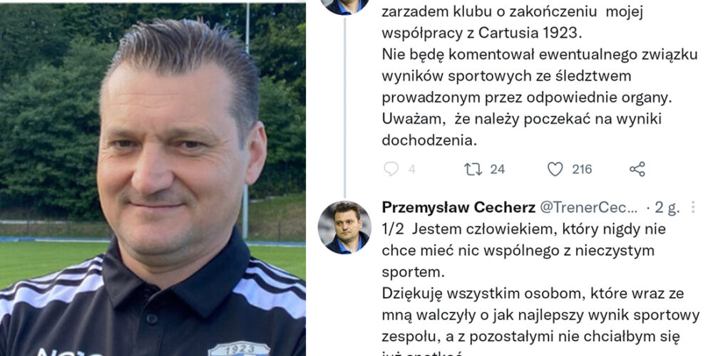 Kartuzy. Afera bukmacherska z klubem Cartusia w tle? Trener odchodzi…