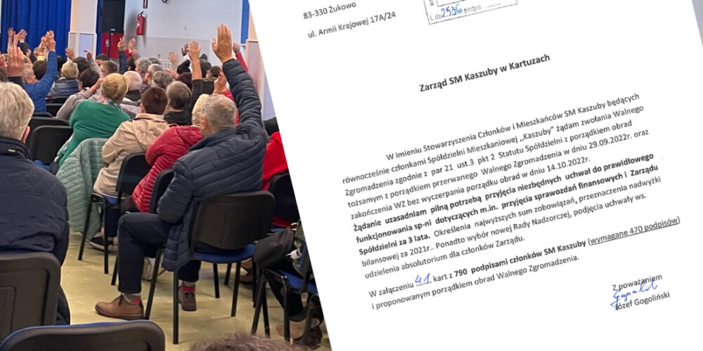 Kartuzy. Mieszkańcy żądają „walnego”. Zebrano potrzebne podpisy