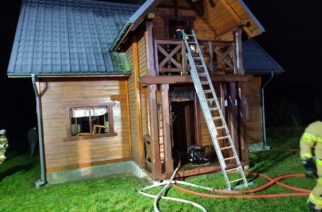 Sikorzyno. 25-latek zginął w pożarze domku letniskowego