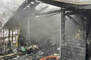 Skrzeszewo. Pożar garażu. Straty są ogromne