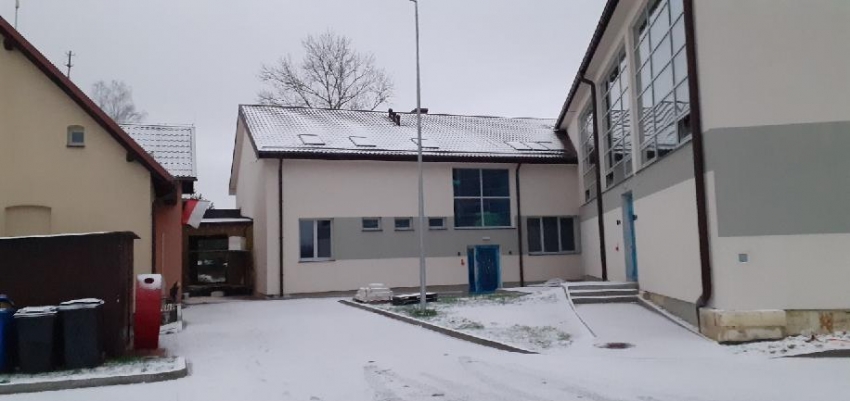 Wilanowo. Budowa sali sportowej – II etap – w toku