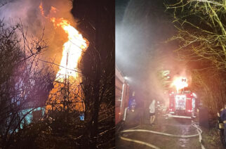 Krzeszna. Palił się budynek mieszkalny. Straty są spore