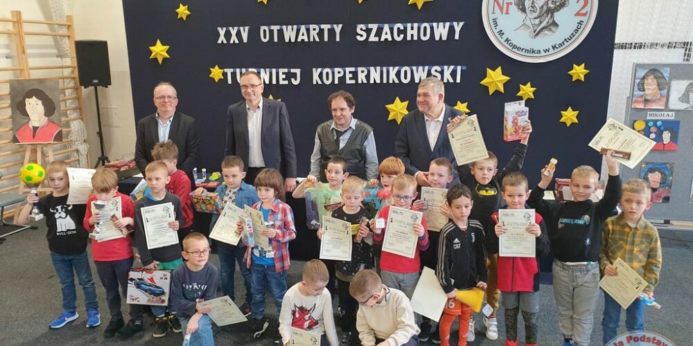Kartuzy. Ponad 200 szachistów na XXV Otwartym Szachowym Turnieju Kopernikowskim