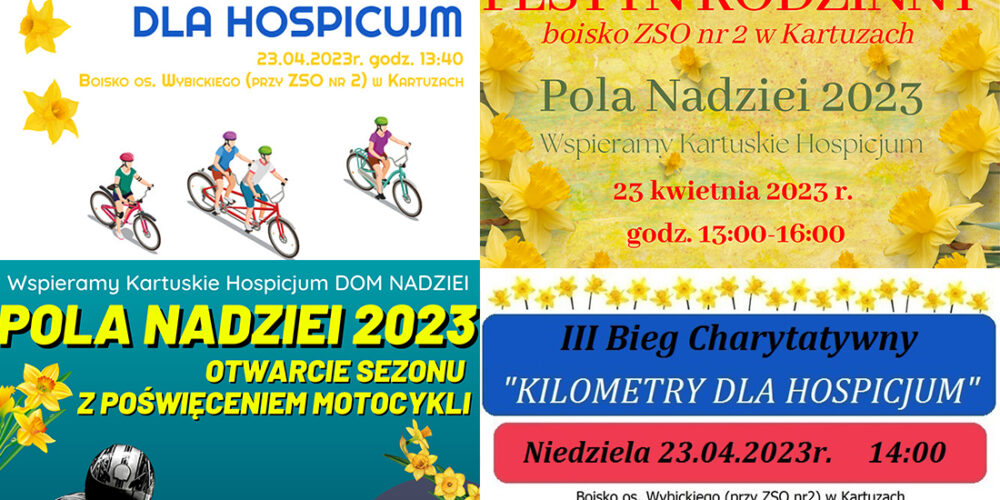 Kartuzy. „Pola Nadziei” i wydarzenia towarzyszące już niebawem