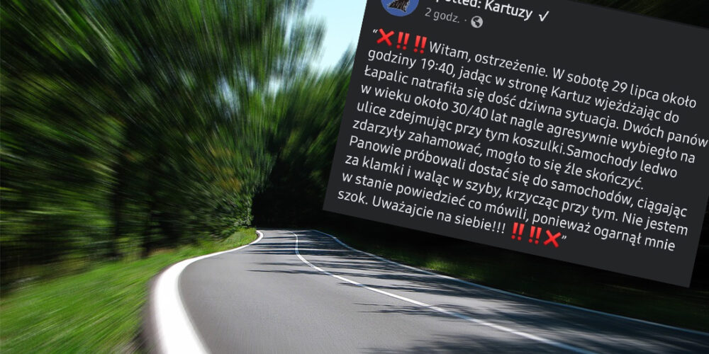 Łapalice. Wystraszyli kierowców – ciągnęli za klamki i walili w szyby. Kim są?