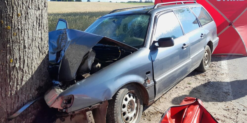 Wypadek w Klukowej Hucie. Dwie osoby nie żyją