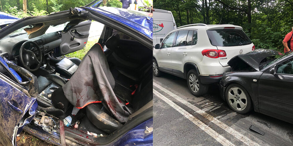 Przewóz. Ta sama droga, prawie ten sam czas – dwa wypadki